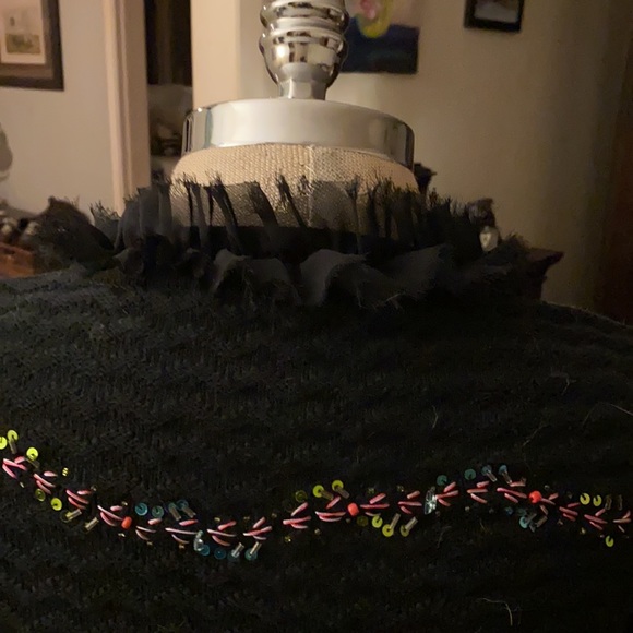 Michael Simon from Neiman’s stunning holiday open sweater w/ gorgeous sequins. - Picture 13 of 16